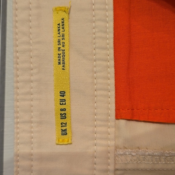 Anthropologie Maeve Utility Barrel Trouser Chino Neutral Pocket Pants NWOT - Picture 14 of 16